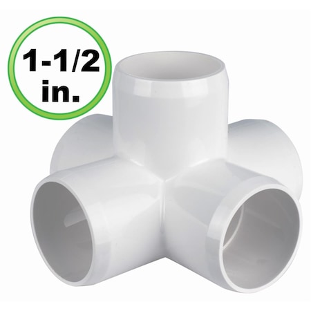 Circo Innovations 1.5 in. 5 Way x PVC Pipe Fitting 55-F